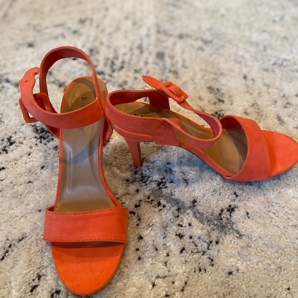 Coral Bamboo heels